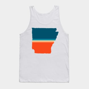 Arkansas State Retro Map Tank Top